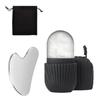1/3PCS Ice Face Roller Stainless Steel Gua Sha Board Set Facial Massager Face Massage Roller Face Lifting Beauty Skin Care Tools