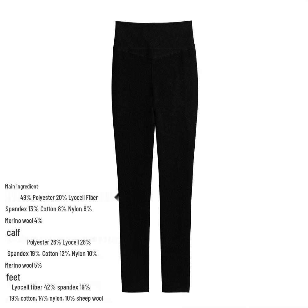 2025 Autumn Slimming Round Neck Silk Wool T-Shirt - Warm, Skin-Friendly, Solid Color