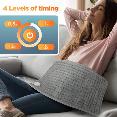 60X30CM Electric Heating Pad with 10 Levels Constant Temp 4 Modes Timer Body Warming Thermal Mat for Legs Abdomen Hands