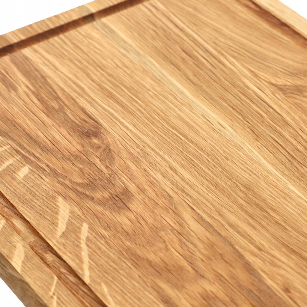 KADAX Deska Do Krojenia Kuchenna Drewniana Dębowa