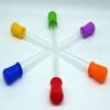 ABS Plastic Graduated Test Tubes Set Clear ABS Droppers Pipettes with Scale for Liquid Transfer School Lab Experiments
