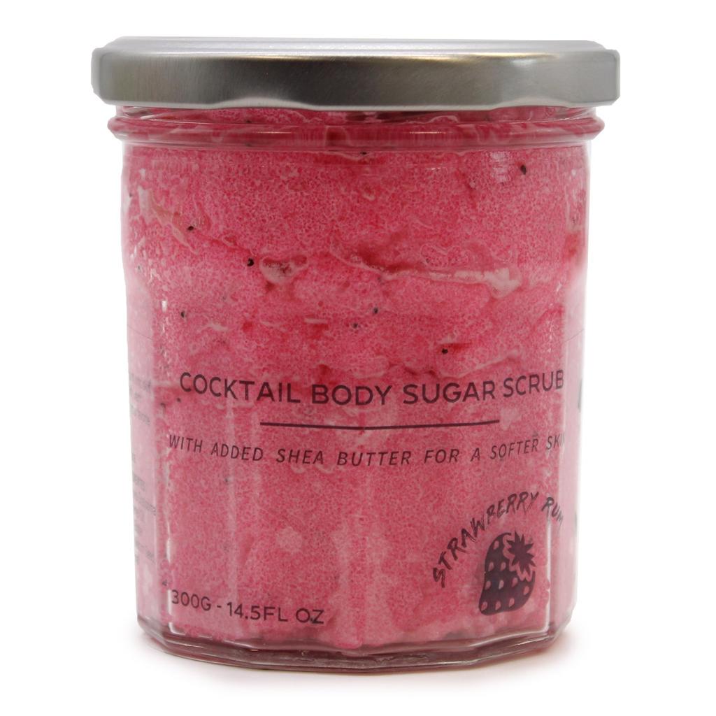 Sugar Body Scrub, Strawberry Rum 300g