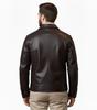 Lambskin Leather Motorcycle Causal Party Genuine Handmade Men Jacket Dark Brown