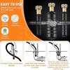 Wear Resistance Pipe Cleaner Safe Drain Bladder Kit Clog Bladder Unclogger  Swimming Pools