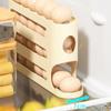 4-layer Transparent Slide Egg Storage Box Ladder Egg Box Storage Refrigerator Side Door Large Capacity Automatic Egg Roller
