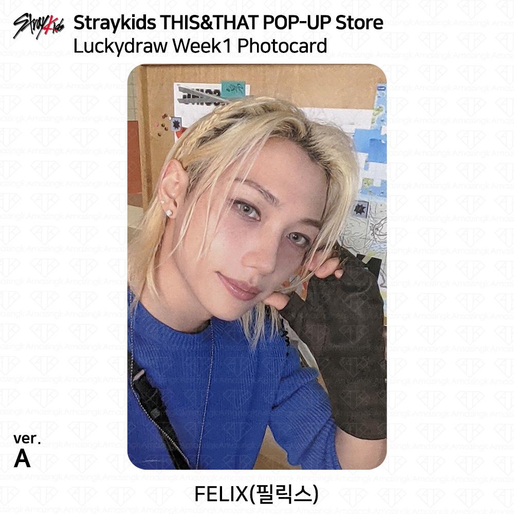 Stray Kids SKZ 10° Mini Album THIS & THAT POP-UP 1 Settimana Lotteria Fotocarte