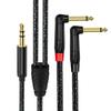 3.5mm To 2x6.35mm Adapter Cable 1/8inch to 1/4in Mono Sound Cable For Sound Recording Professional Applications