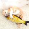 Jouet pour Animal de Compagnie en Peluche Douce Forme de Poisson Flippity 3D Jouet Poisson Interactif pour Animal de Compagnie