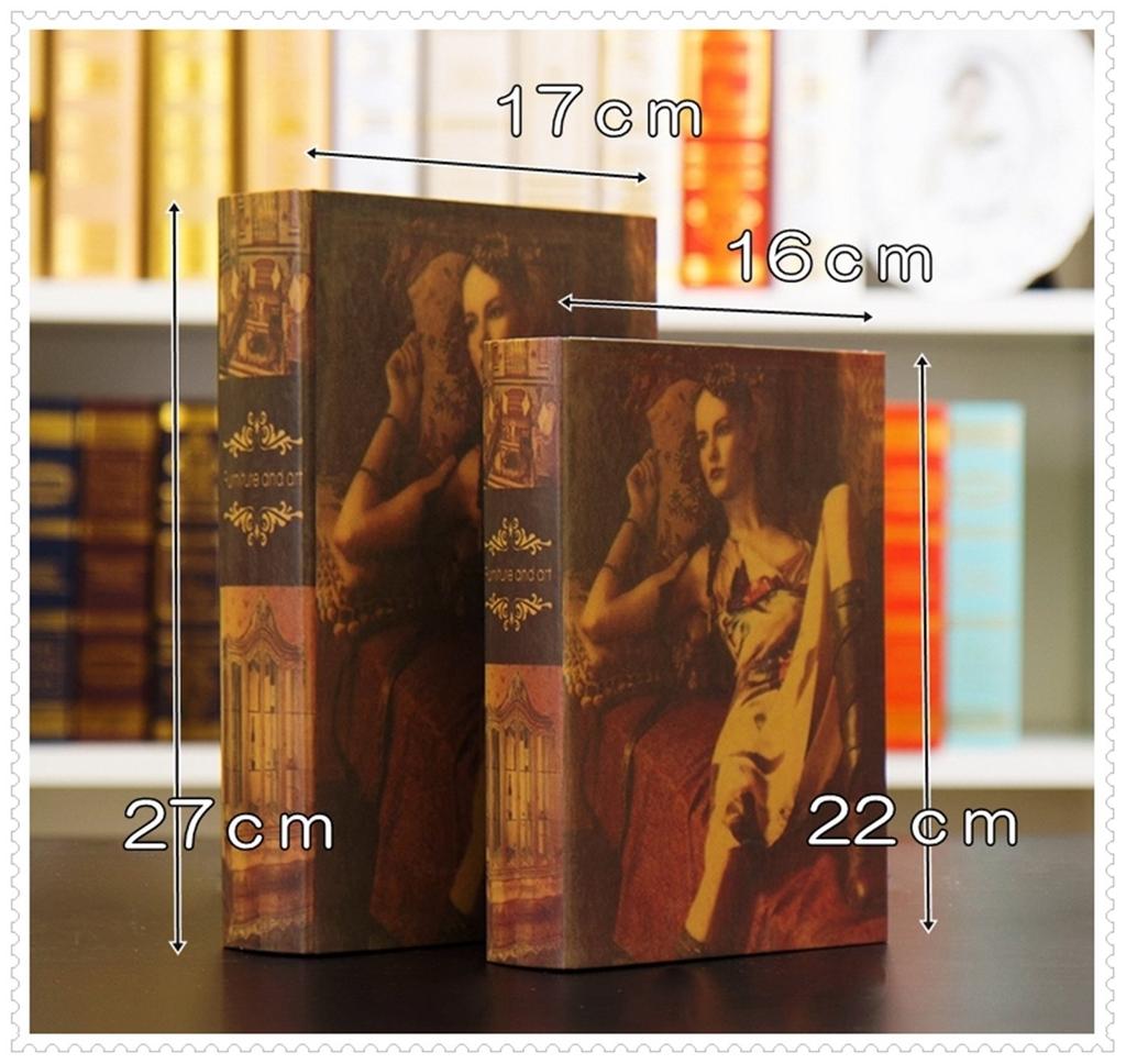 Imitation Foreign Art Fake Interior Decor of 3 Small Books Random Books, Books, Books, Models, Books, (Set - Selection)