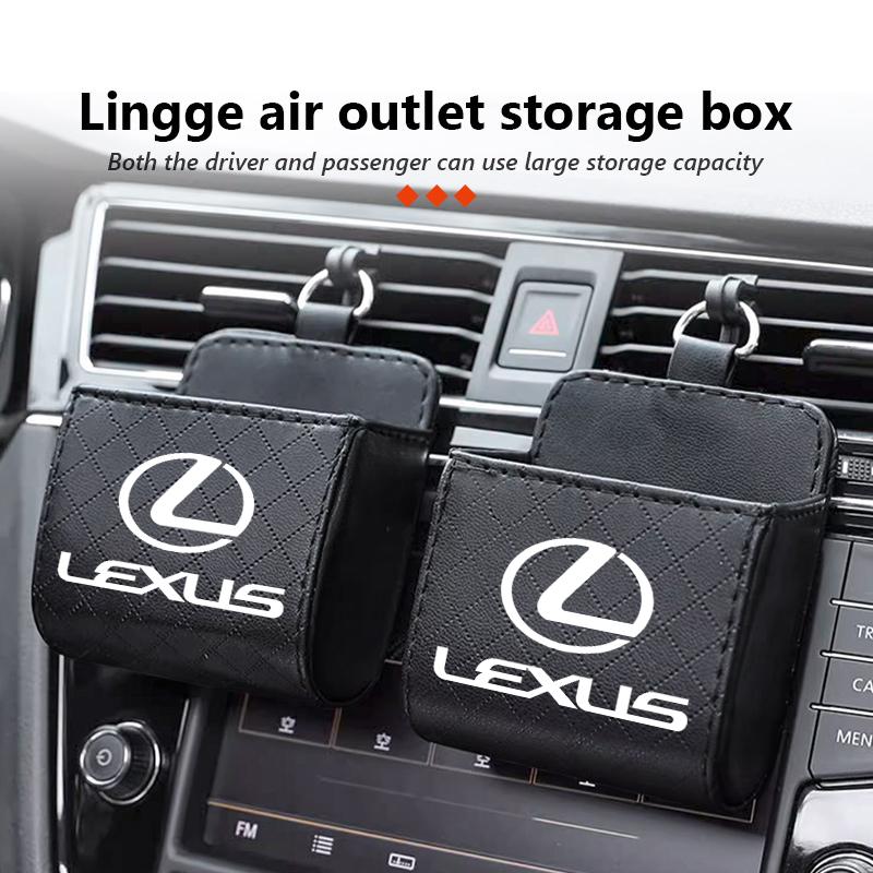 Car Interior Air Vent Storage Box Mini Phone Waste Storage Case For Lexus UX250h RX450h RX300 GX470 CT200h RX400h NX300h RX350 AFH1