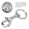 4PCS Swivel Eye Bolt Snap Hook 316 Stainless Steel Marine Grade Scuba Diving Clip for Ship 5#