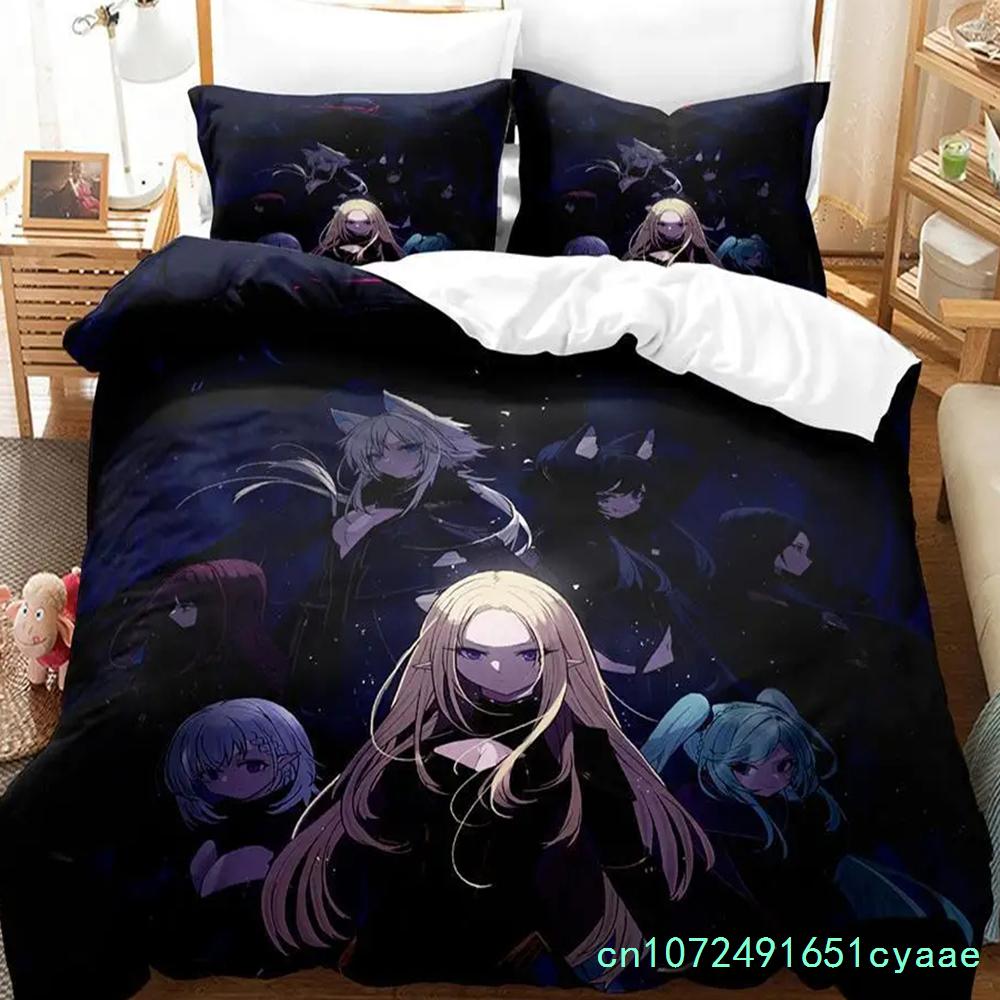 Anime Eminence In Shadow Bedding Set Boys Girls Twin Queen Size Duvet Cover Pillowcase Bed Kids Adult Fashion Home Textileextile