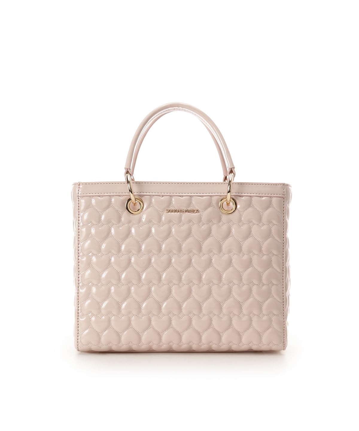 Eternal Heart Quilted Handbag розовый
