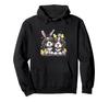 Frohe Ostern Berner Sennenhund Hasenohren Gelbes Küken Kapuzenpullover