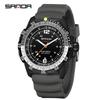 Sanda Quartz Solar-Powered Luminous Watch with Rotating Bezel and Long Battery Life - New Student Model