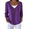 Autumn and Winter New Style Knitted Cardigan for Women Solid Color Casual Fashion Sweater Jacket Women's