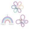 Handwovens Rainbows Butterfly Flowers Wall Decoration Nursery Bohemians Home Decoration For Children Playroom