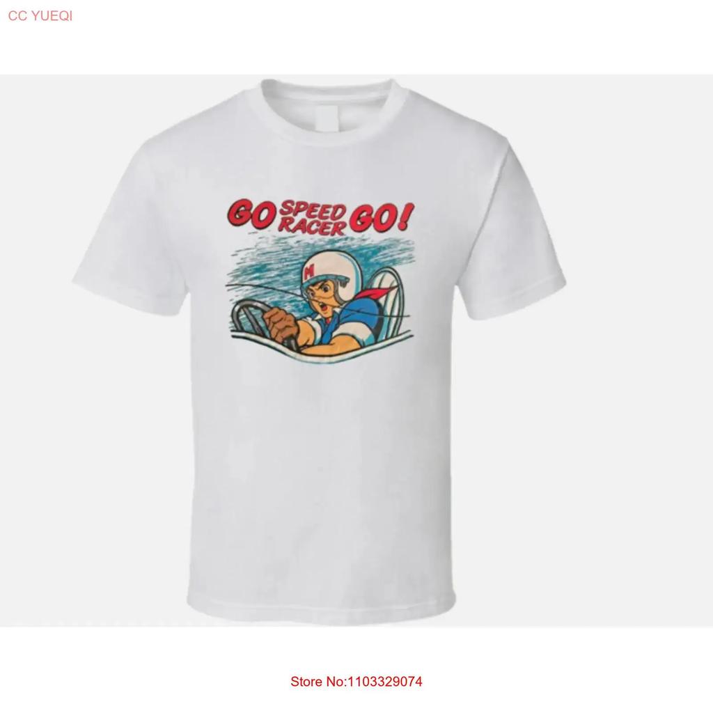 Go Speed Racer Vintage T Shirt vintage Washed streetwear fashion Versatile Slightly Stretched homme Breathable Stylish