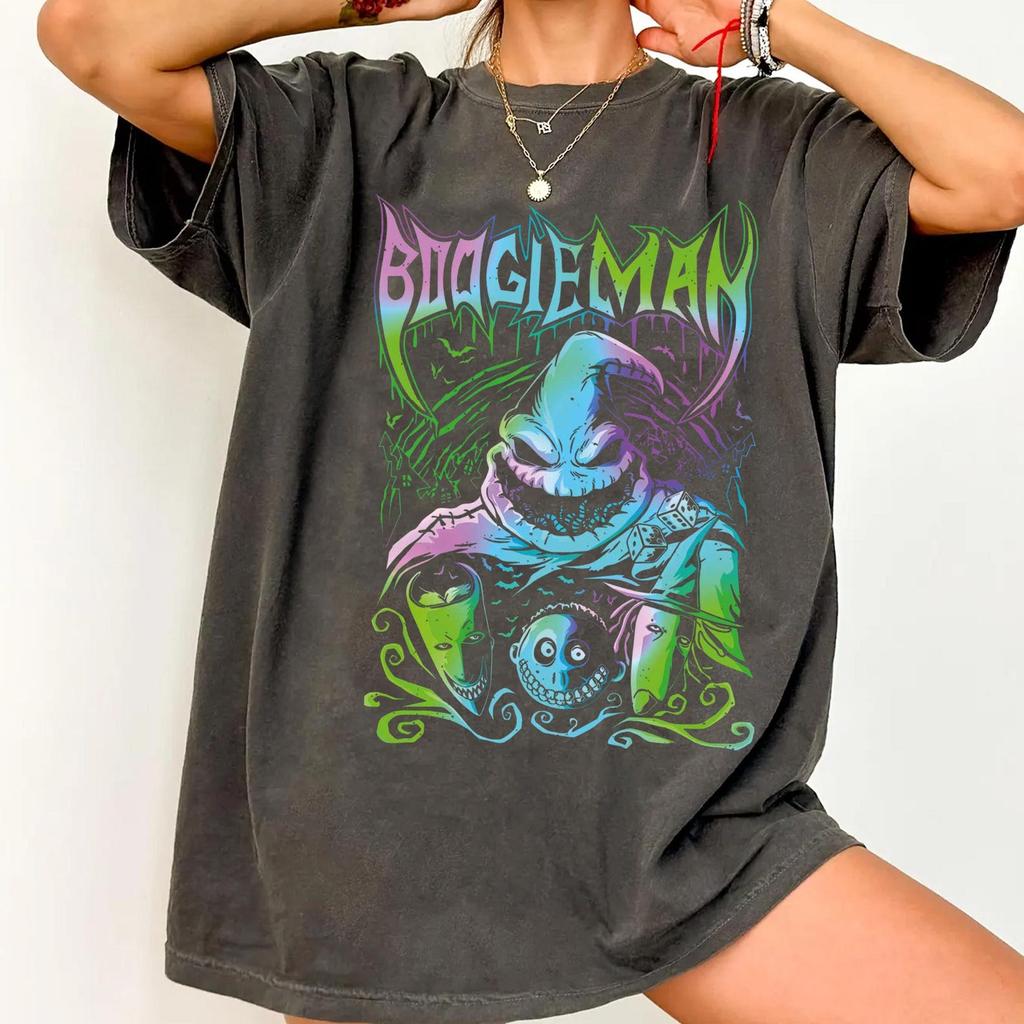 Comfort Colors Boogie Man Shirt, Halloween Boogie T-Shirt, The Nightmare Before Christmas, Oogie Boogie Shirt, Boogieman Tee