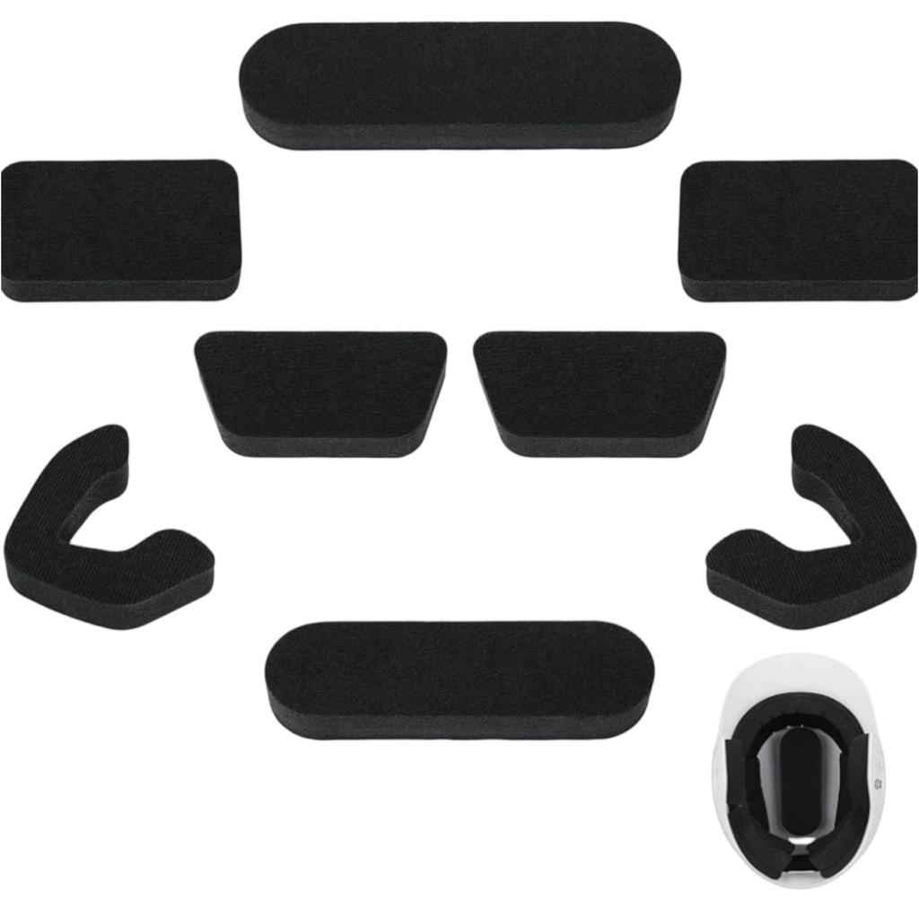 Universellt Hjälmskyddskit, Ersättningsförtjockande och Mjuka Skumkuddar för Hjälmar, Bekvämt och Justerbart Hjälmfoder