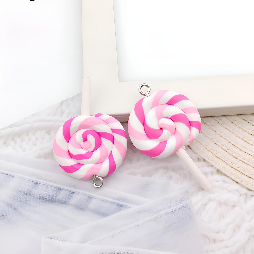 Bear Candy Resin Lollipop Pendant: Mix 32 DIY Jewelry & Toy Accessories Lucky Bag for Kids