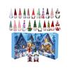 2025 Christmas Gnome Calendar 24-day Christmas Countdown Gnome Dolls Calendar Cute Doll Figures Ornament  Dwarfs Table Decor