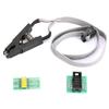 with 2 Adapter Board Flash Chip IC Test Clip Adapter SOIC / SOP Pin for BIOS/24/25/93 Flash Chip IC Test Clip Adapter
