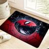 Bath Mat 1pc, Spider for Man Logo_2, MARVEL Flannel Rectangular Mat, Bathroom Non-slip Entrance Mat, Fun Door Decoration Mat,