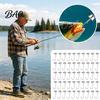 Fishing Equipment Kit 50Pcs Metal Hooks Set, 3.5/5/7/10/14g Jig Head Hook, Heavy Replacement Duty Fish Hook with Barbs for Freshwater Saltwater