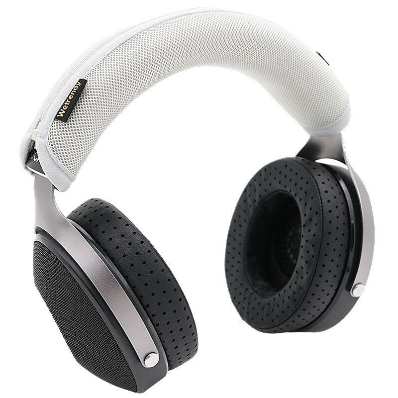 Earphone Zipper knitted fabric headband protective cover For Focal elear Headphone Head Beam Cover Advanced feeling