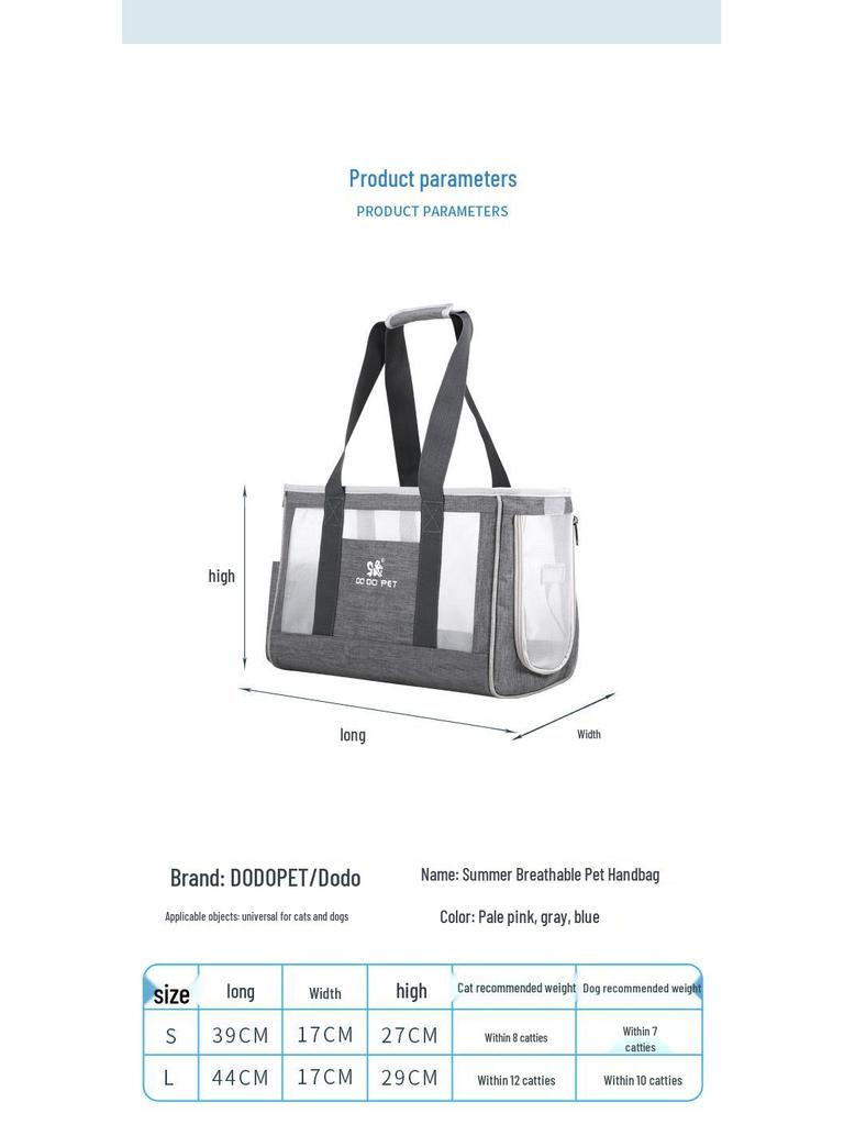 Portable Transparent Pet Backpack for Kittens and Small Dogs – Lightweight and Breathable Design