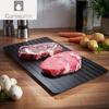 1pcs Fast Defrost Tray Fast Thaw Frozen Food Meat Fruit Quick Defrosting Plate Board Defrost Tray Thaw Master Kitchen Gadgets