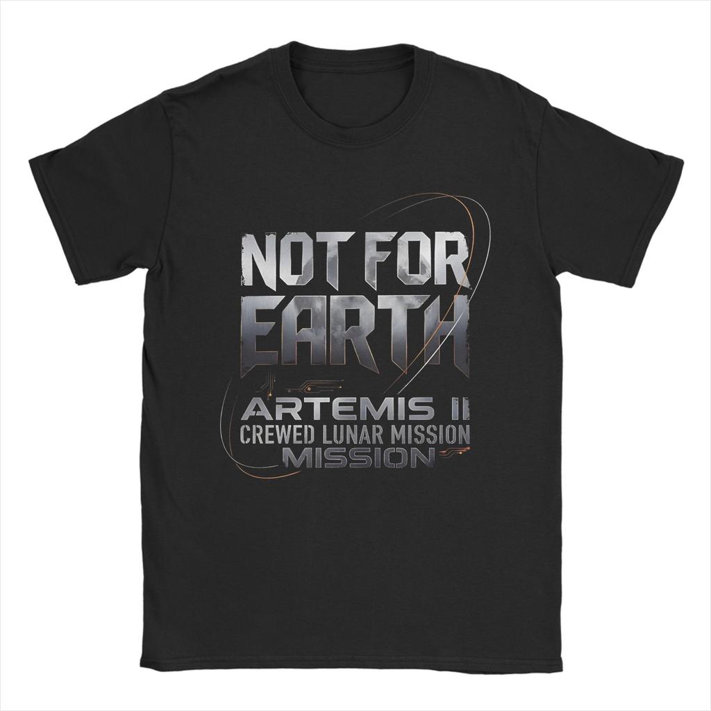 Printed Artemis II Mission To The Moon 2026 Artemis 2 T Shirt For Unisex Cotton Tshirts Short Sleeve Clothes