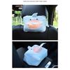 Cute Cartoon Car Tissue Box Hanging Back Seat Armrest Tissue Holder For Home Use
