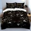 Crystal Geometric Decor Set Soft Comfortable Duvet Cover Bedding Set Included 1*Duvet Cover & 2*Pillowcases, Gift