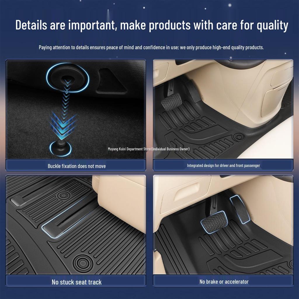 Suitable TPE Floor Mats for Buick GL8: Full Coverage for Lu Zun, Business Class, and PHEV Models