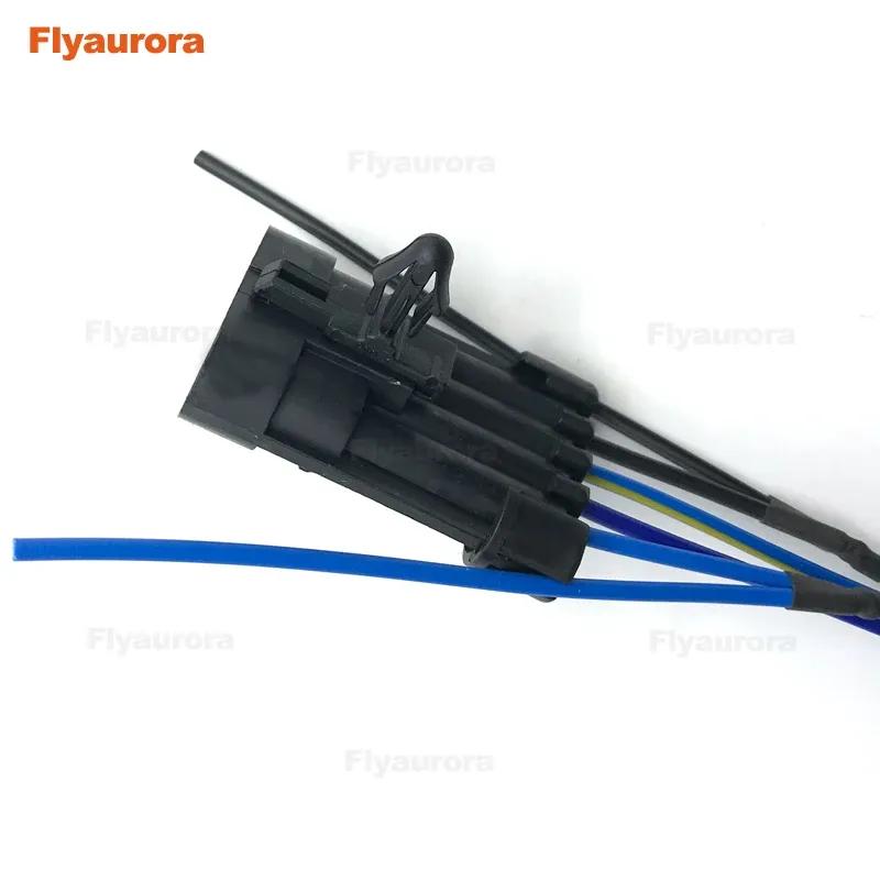 

7 5 3/4 Headlights Extra H4 Wire Harness Adapter Connector For Harley Davidson Touring Elecra Glide Street Glide Road King
