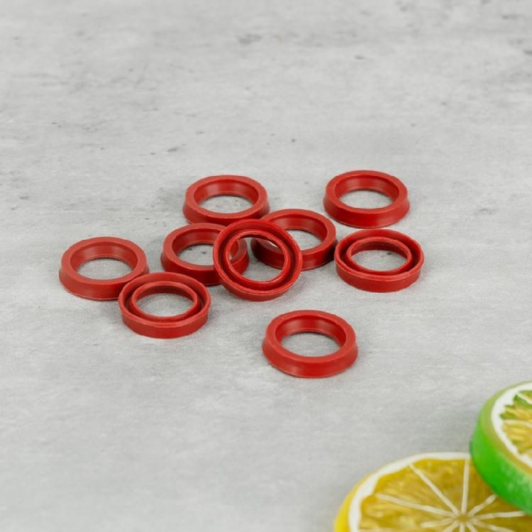 Pack of 10 Lip Seal Coffee Maker Seal Coffee Machine Part Suitable for Coffee Machines Provide Sealing and Durability