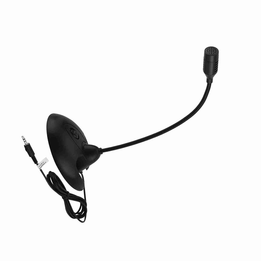 Flexible Gooseneck Desktop Standing Microphone Stereo Karaoke Microphone (Black)