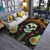Mexican celebration vibrant artistic design carpet Yoga living room room decor children's crawling mat doormat area rug