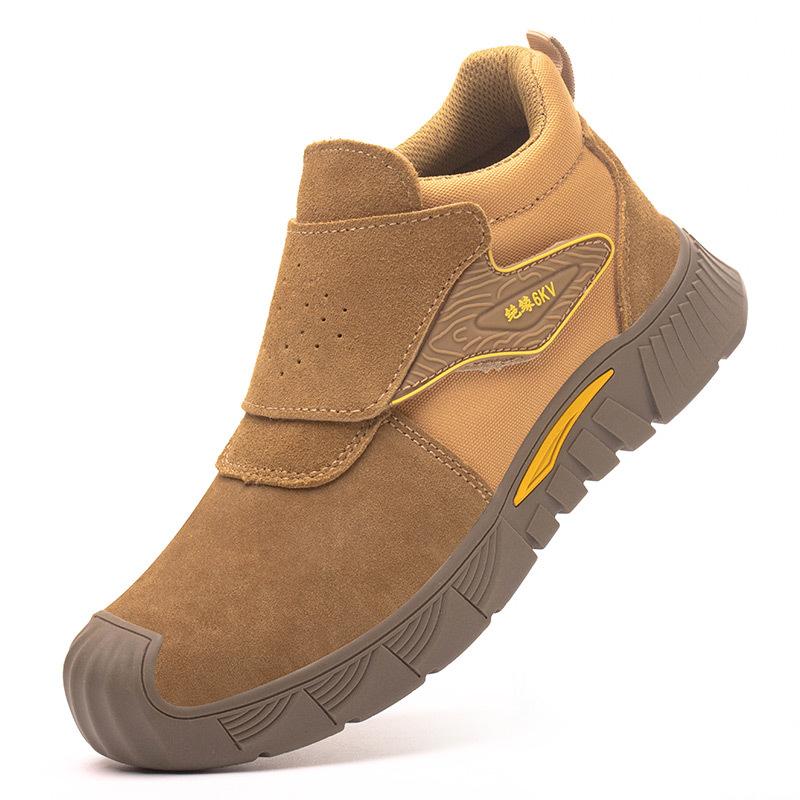 

Обувь для сварщиков с защитой от ожогов, из воловьей кожи, с защитой от ударов и проколов. 42