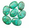Green Copper Turquoise Gemstone Cabochons - Turquoise Jewelry Stones