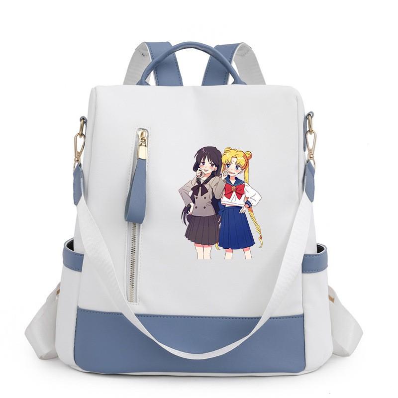 Segelmond-inspiriertes Damen-Oxford-Nylon-Rucksack für Reisen, Schule, Streetwear, Freizeit