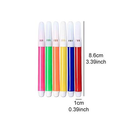 1 à 5 paquets de Mini Feutres Aquarelle 6 Couleurs Marqueurs de Dessin Convient pour Sac en TNT Graffiti Peinture Art Papeterie Accessoires TMZ