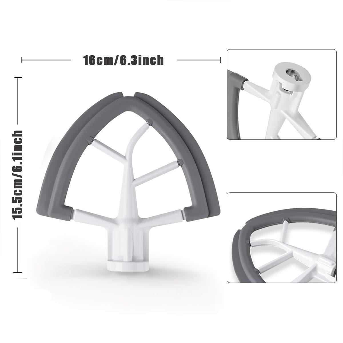Чаша для миксера KitchenAid с гибким краем, 4,5-5 кварт, с наклонной головкой.