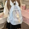 Schoolbag1011 Spring New Large Capacity Backpack, Campus Style School Bag, Fresh and Sweet Backpack, Travel Double Shoulder Backpack