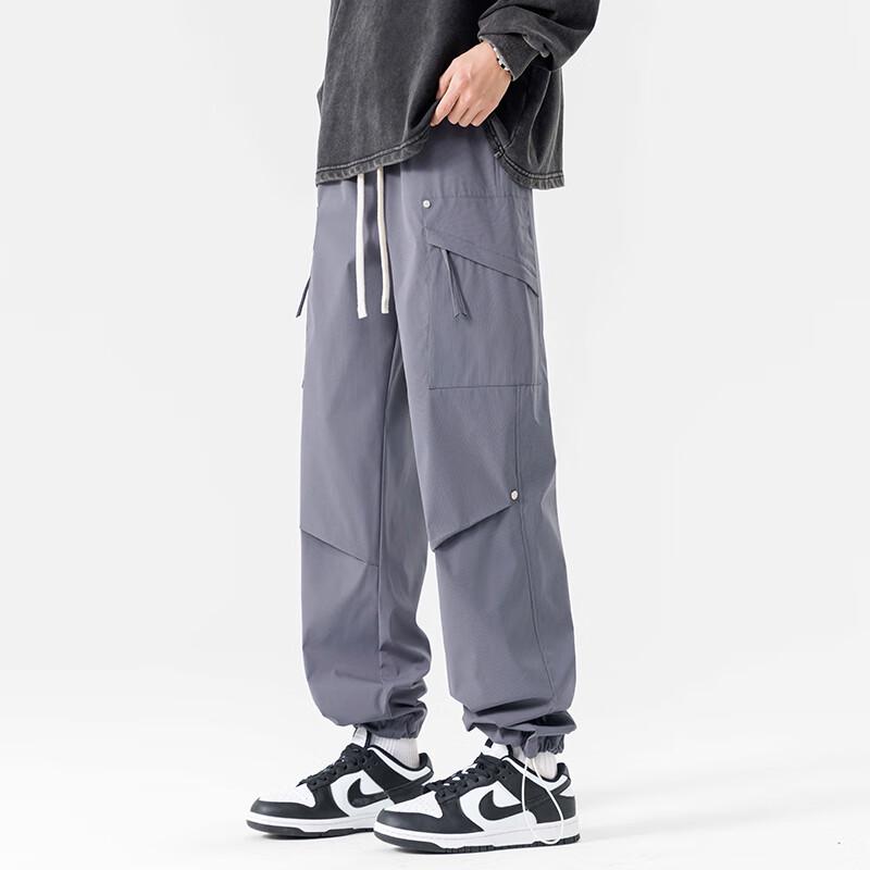Wassup Sohot Men's Casual Cargo Straight Pants