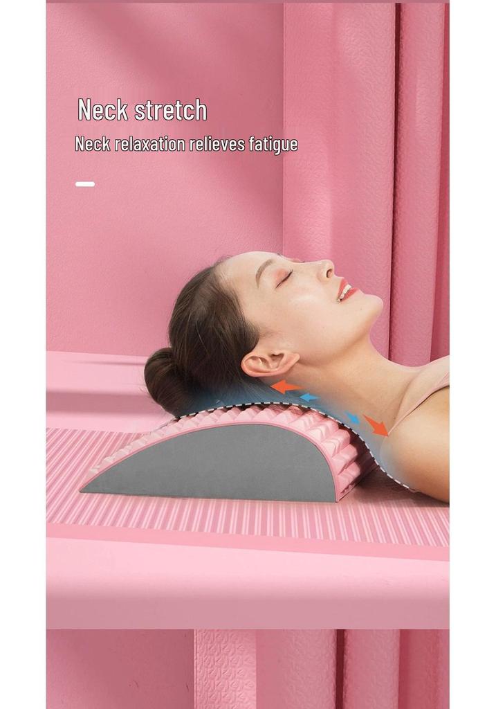 Eva Yoga Lumbar Stretching Massage Pillow - Thickened Support for Adults