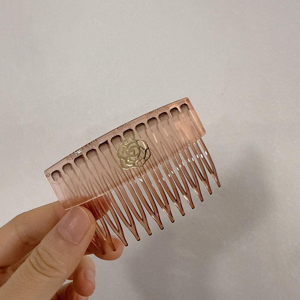 

Fixed Combs Camellia Hair Clip Barrettes Flower Side Clip Sweet Anti Slip Bangs Clip Children светло-розовый