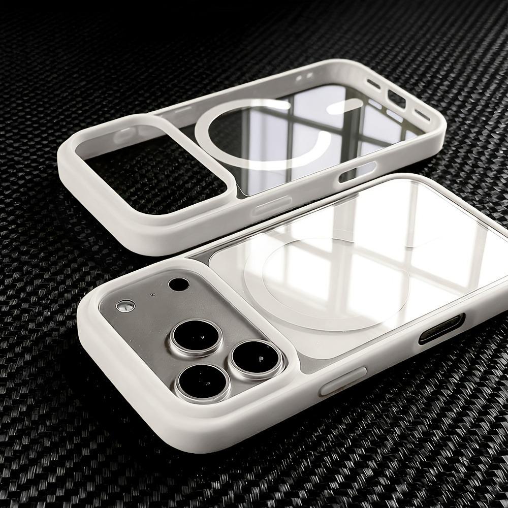

Magnetic Matte Translucent Armor Case For iPhone 17 Air 16 16e 15 14 Plus 13 12 11 Pro Max Magsafe Wireless Charge Funda iPhone17 Pro